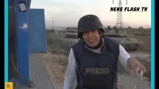 Watch Israel Military mobilize tanks on Gaza border
