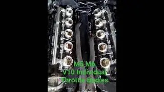 BMW S85 V10 DCT swapped #throttle #actuators #m5 #e60m5 #e92m3 #mpower #ecu #can #oem #engine #dct