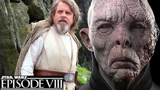 NEW SET PICTURES OF SNOKE OR AN ALIEN?? STAR WARS EPISODE 8