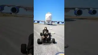 Monkey Go Kart Car Accident During Airplane Landing | Grand Theft Auto V #shorts #plane #gtastunts