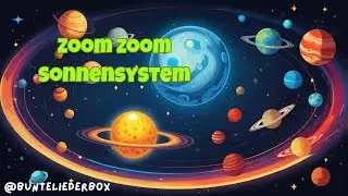 Zoom Zoom Sonnensystem 🚀 | Planetenlied f&uuml;r Kinder &ndash; Lernlied &uuml;ber das Weltall