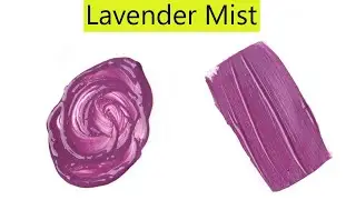 Lavender Mist Color - How To Make Lavender Mist Color - Color Mixing Video