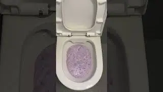 Purple toilet clean 💜 #cleaning #clean #asmr #asmrsatisfying #asmrvideo #asmrsatisfying #toilet