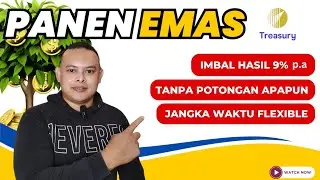 JOIN PANEN EMAS TREASURY, TABUNGAN #emas JADI LEBIH CEPAT TUMBUH!!!