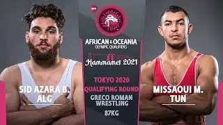 1/2 GR - 87 kg: B. SID AZARA (ALG) v. M. MISSAOUI (TUN)