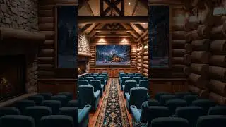 This Cabin Home Theater Will Make You Want To Move In