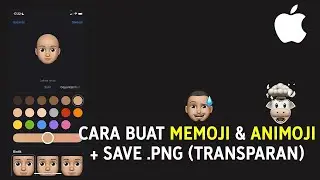 Membuat 3D Animasi Wajah di iPhone + Cara Simpan Sticker Memoji & Animoji ke Galeri (PNG Transparan)