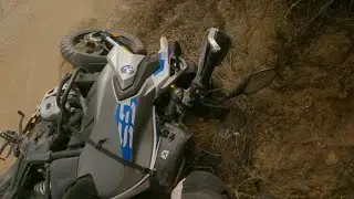 BMW G310 GS Tough Day on Trail