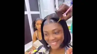 💯 human hair bob very affordable