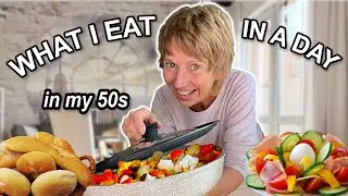 WHAT I EAT IN A DAY | 🍇🌱 IN MY 50s gesund sinnlich vegetarisch | Rosy