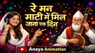 रे मन माटी में मिल जाना एक दिन | Kabir Vani Bhajan 2026 | जीवन का सत्य | Anaya Animation