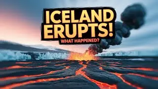 Iceland's Fiery Volcano Eruption Explained for Kids! 🌋🔥