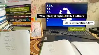 Why I Study at Night 🌙 | Only 5&ndash;6 Hours Honest Study Vlog l bankinglovegirl l #bankinglovegirl