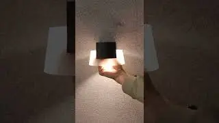 🔥#OteshenLEDWallLight # This wall light is a multi-tasker: Adjustable Color Temp + IP65 Waterproof!
