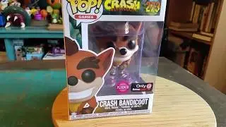 Pop! Flocked Crash Bandicoot Gamestop Exclusive Funko Vinyl Figure Review