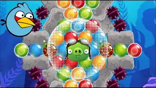 AB POP Angry Birds Level 228-231 game play hard level Win Win with high score!