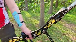 Nika 68inch recurve bow ET-11 with S7 glory limbs #archery #elongoutdoor #elongarrow #nikaarchery