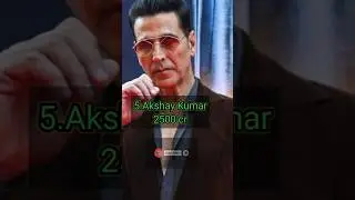 top 10 richest bollywood actor 2025/richest bollywood actor in india 2025/south richest actor 2025