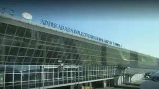 Aeroporto internacional de Adis Abeba na ethiopia .مطار إثيوبيا 