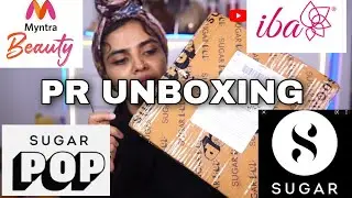 UNBOXING MYNTRA | IBA COSMETIC | TRY SUGAR | SUGAR POP | REACHED MARS | FIRST IMPRESSION | RAZ NAS