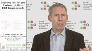 Crizotinib for First Line Treatment of ALK or ROS1 Rearrangements