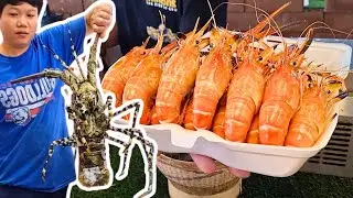 Seafood Paradise at Thonburi Market Place in Bangkok Thailand | Thai Street Food