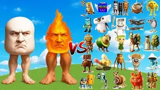 Marafararafararaman vs All Brainrot Bosses | Minecraft Mob Battle