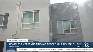 Homeless veterans finding affordable housing