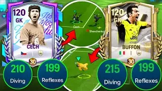 115 Petr Cech ech 🆚 Buffon Review - Ultimate GOALKEEPER Battle🧤 