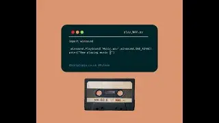 Python winsound - Play WAV files Python🔊