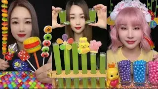 Colorful Rainbow Candy Bite Part -26 🌈🍭🤤 #mukbang #candyeating #asmr #eatingshow