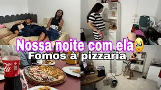 FOMOS &Agrave; PIZZARIA COM A MINHA IRM&Atilde; TATI || NOSSA NOITE COM ELA🥹