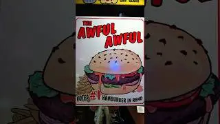 AWFUL AWFUL BURGER at Baldini's Casino! 🍔 Sparks Nevada's Most Famous 1lb Burger Since 1962