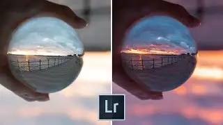 Lensball Review + How To Edit A Lensball Sunset Image