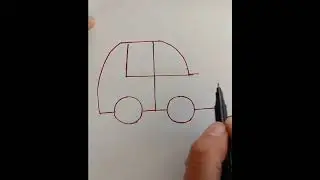 easy car 🚗 drawing with number 400 #shorts #shortfeed #drawing #trending #viralshort #youtubeshorts