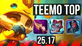 TEEMO vs MORDEKAISER (TOP) | KR Master | 25.17