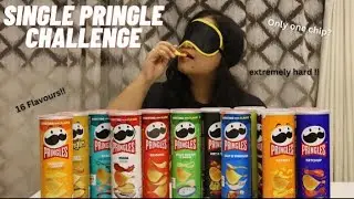 SINGLE PRINGLE CHIP CHALLENGE | ULTIMATE PRINGLES CHALLENGE | GUESS THE FLAVOUR WITH 1 PRINGLE CHIP