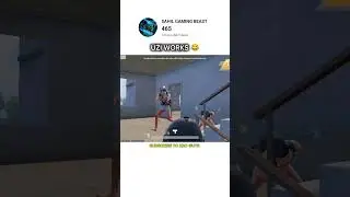 QUICK 1 V 4 WITH UZI 😈🥶😱... #subscribe #pubgmobile #beastplays #livestreams #bgmi #shorts