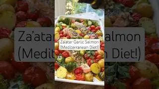 Za&rsquo;atar Garlic Salmon Recipe (Mediterranean Diet Recipe!)