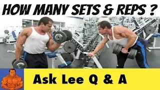 How Many Sets and Reps Should You Do When Lifting Weights?