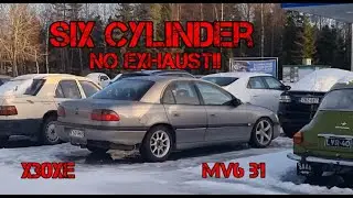 Opel Omega MV6 Start Without Exhaust