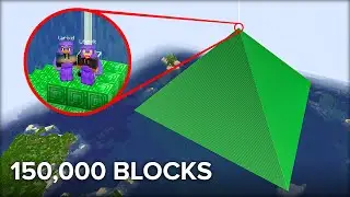 Building The Largest Beacon in Survival Minecraft