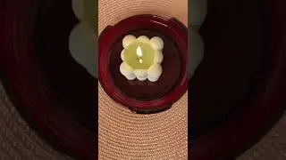 3-часовой тест на горение/пузырчатая свеча из соевого воска #шорты