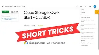Cloud Storage: Qwik Start - CLI/SDK | #GSP074 | Lab Solution | Short Trick