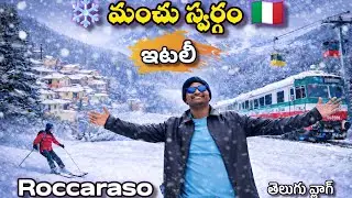 Roccaraso Italy Full Tour | Snowfall, Ski Resort & Winter Travel Vlog | Snow melts the mind.