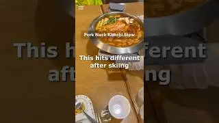 Warm Korean Meals after Skiing | OnDam, Pyeongchang #koreanfood #kimchi #skiresort