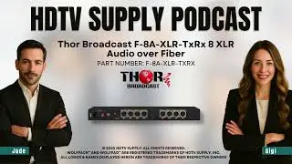 Thor Broadcast F-8A-XLR-TxRx 8 XLR Audio over Fiber