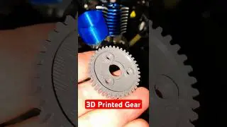 Напечатанная на 3D-принтере прямозубая шестерня Traxxas из инженерного нейлона &mdash; надолго ли она п...