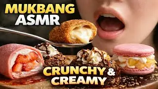 Luxury Exotic Dessert ASMR Mukbang 🍮✨ | 10 Minutes of Pure Satisfying Eating
