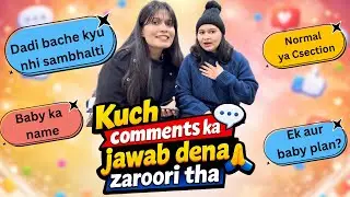 Aapke sawaalo ke jawab! FAQs #postdelivery #qanda #newmom #indianmomvlogs #parentinglife 